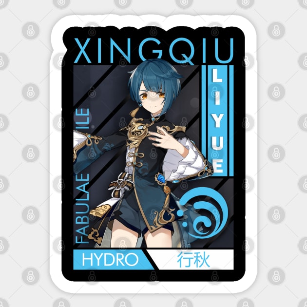 Xingqiu Sticker by Nifty Store